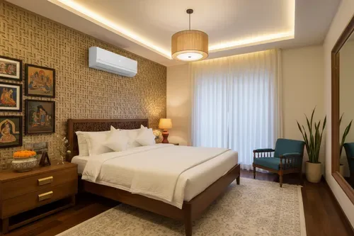 2-Bed AC Room at Gajanan Maharaj Bhakta Niwas, Trimbakeshwar