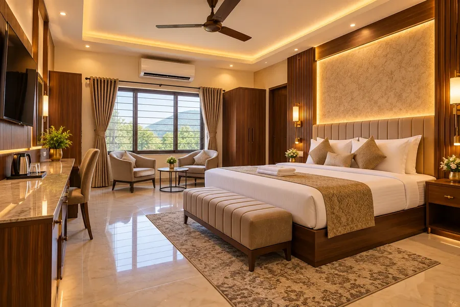 Deluxe / Suite Room at Gajanan Maharaj Bhakta Niwas, Trimbakeshwar